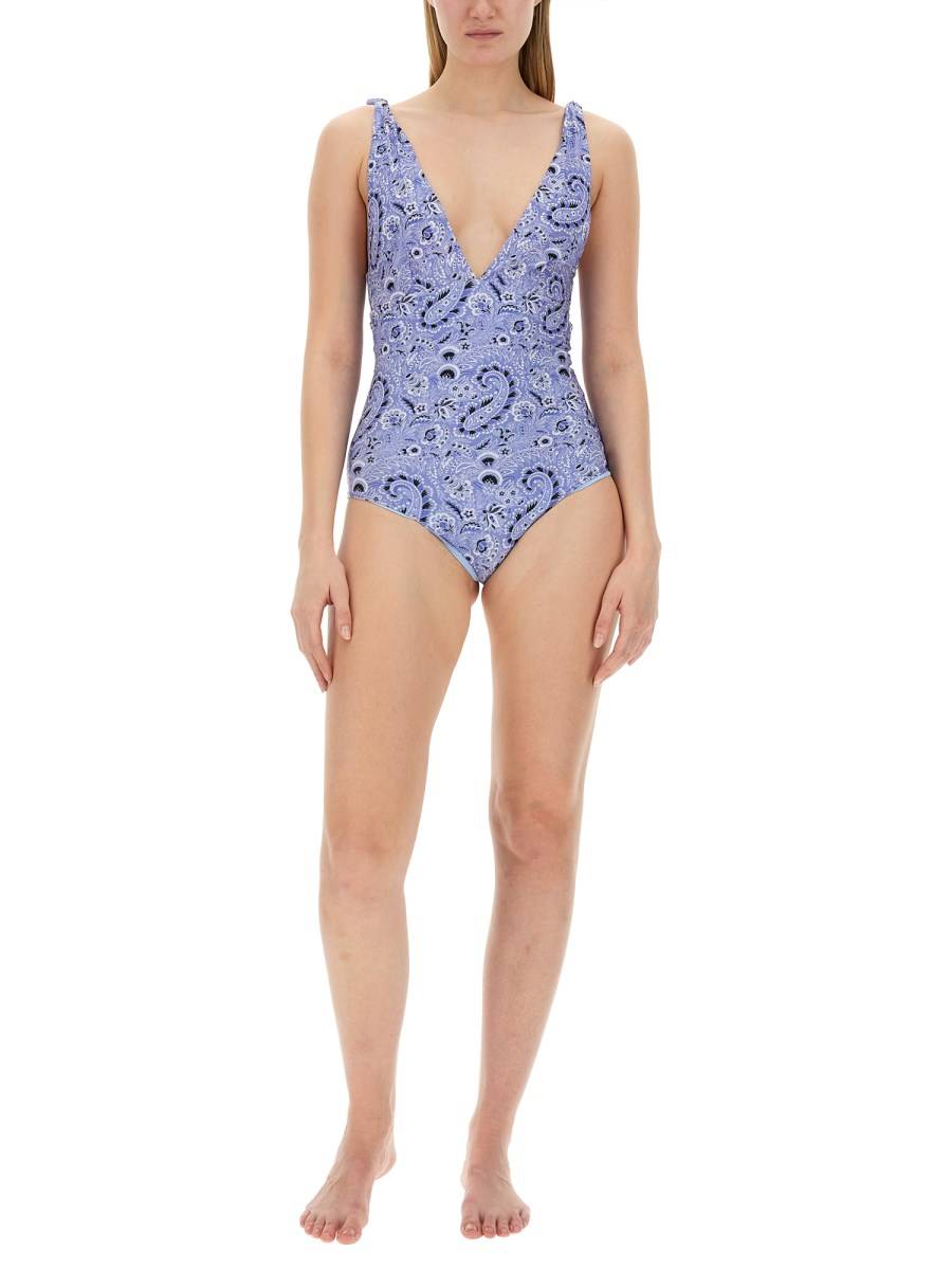 ETRO COSTUME INTERO CON STAMPA PAISLEY Prezzo Ridotto