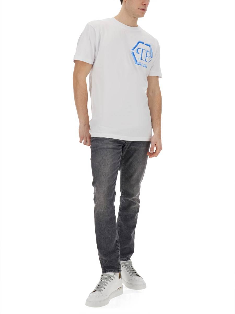 PHILIPP PLEIN T-SHIRT CON LOGO In Linea