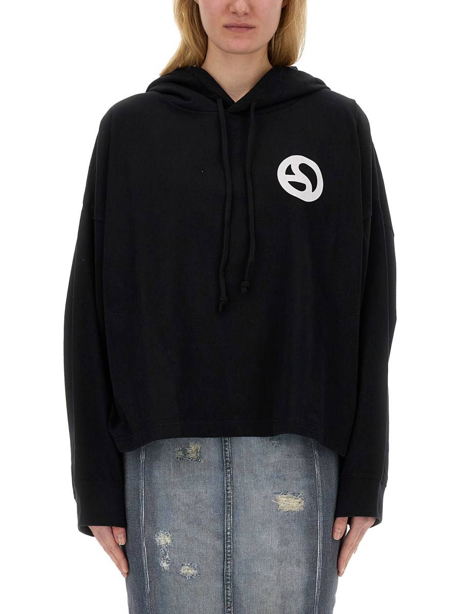 ACNE STUDIOS FELPA CON CAPPUCCIO Nuova