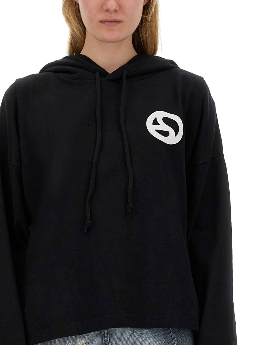 ACNE STUDIOS FELPA CON CAPPUCCIO Nuova