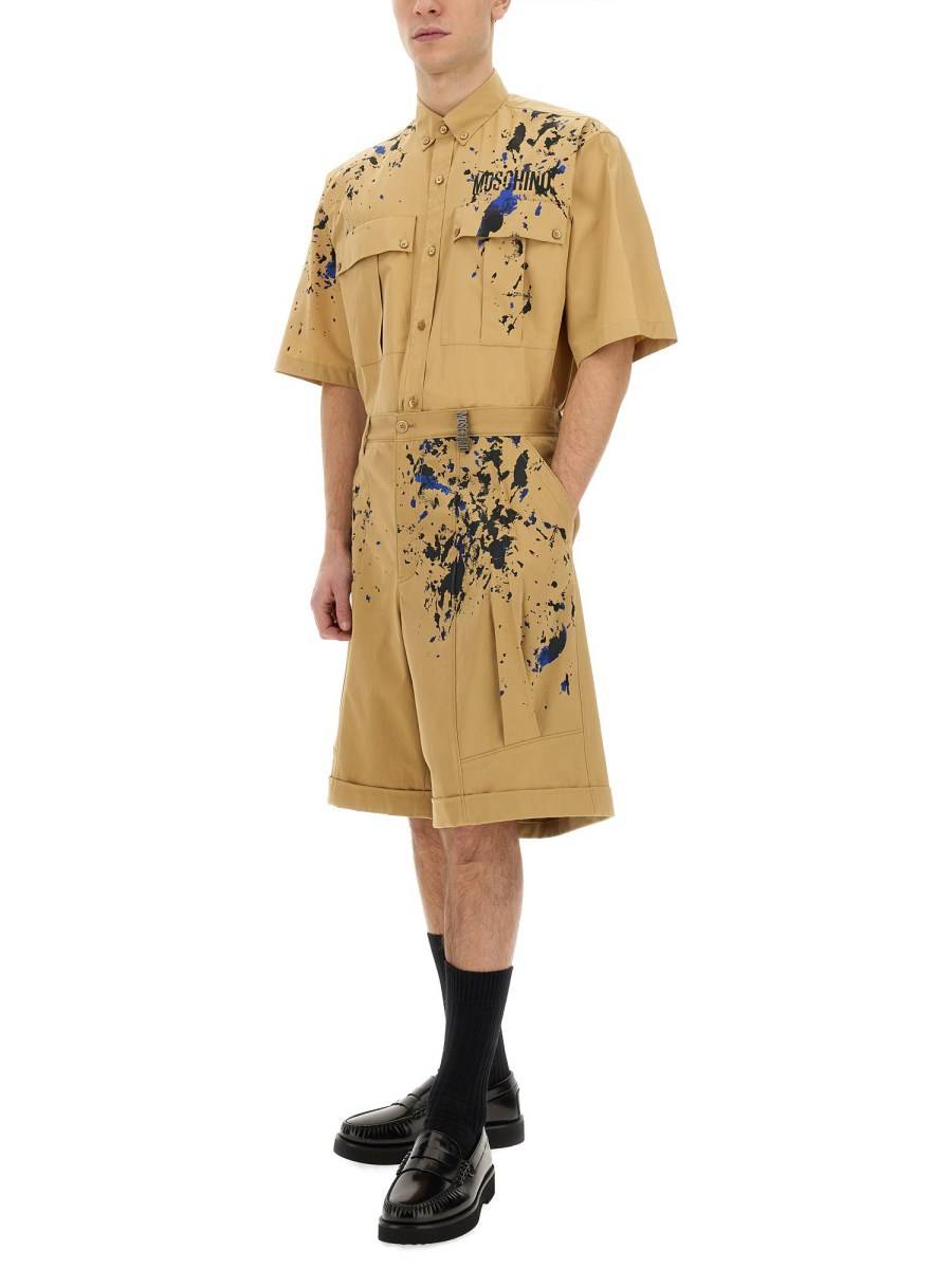 MOSCHINO BERMUDA CARGO IN COTONE Moda
