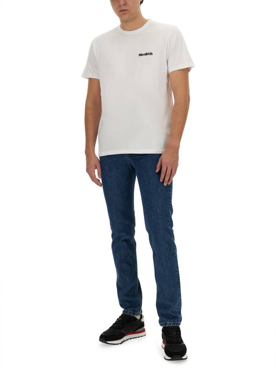 WOOLRICH T-SHIRT CON LOGO Promozione