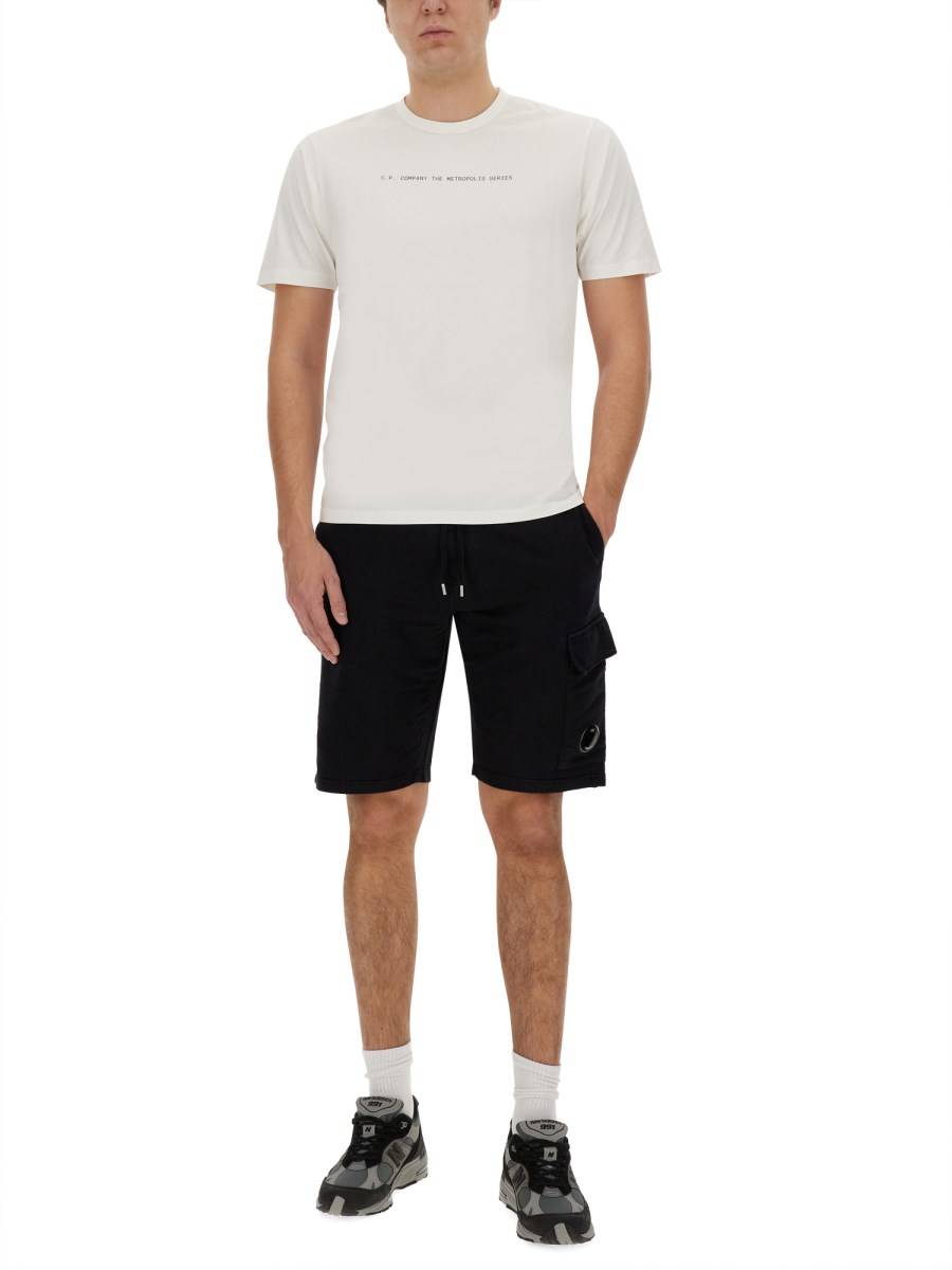C.P. COMPANY T-SHIRT CON LOGO Black Friday Prezzi
