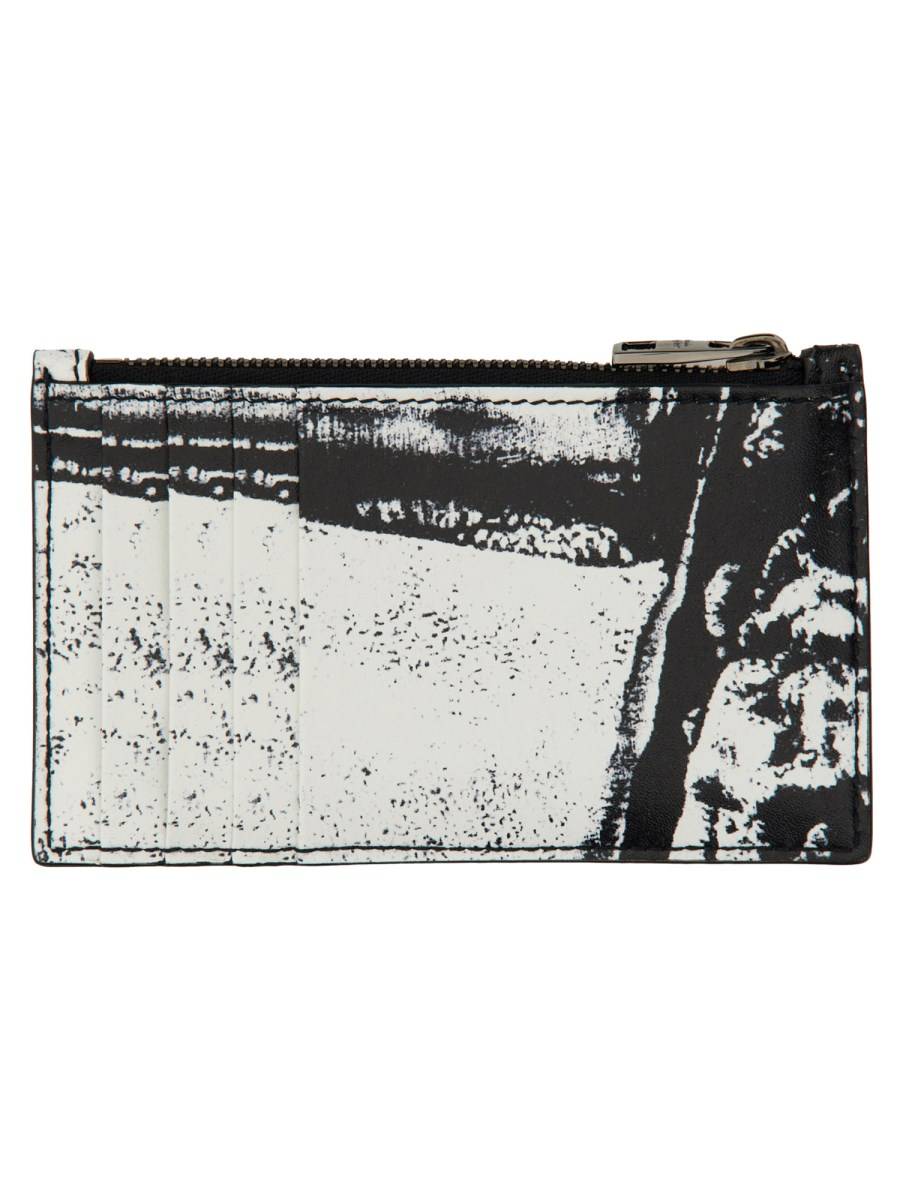 ALEXANDER McQUEEN PORTACARTE CON LOGO Pezzi Unici