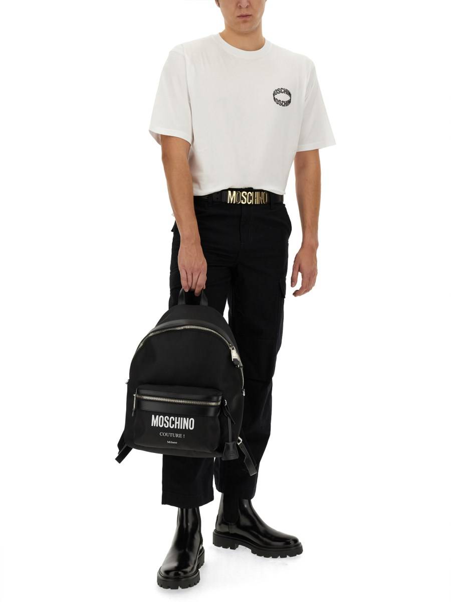 MOSCHINO T-SHIRT IN COTONE CON LOGO Negozi Online