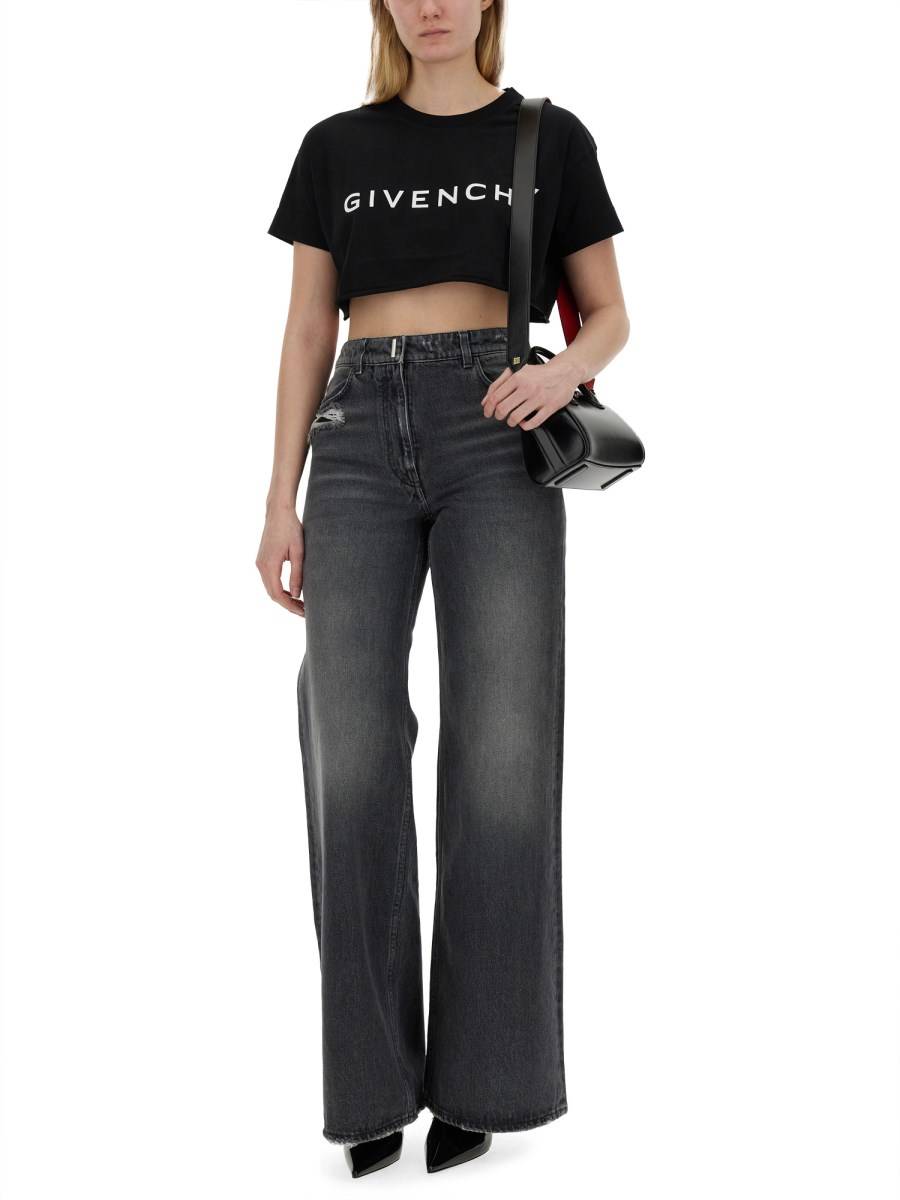 GIVENCHY T-SHIRT IN JERSEY DI COTONE CON LOGO Qualità Garantita