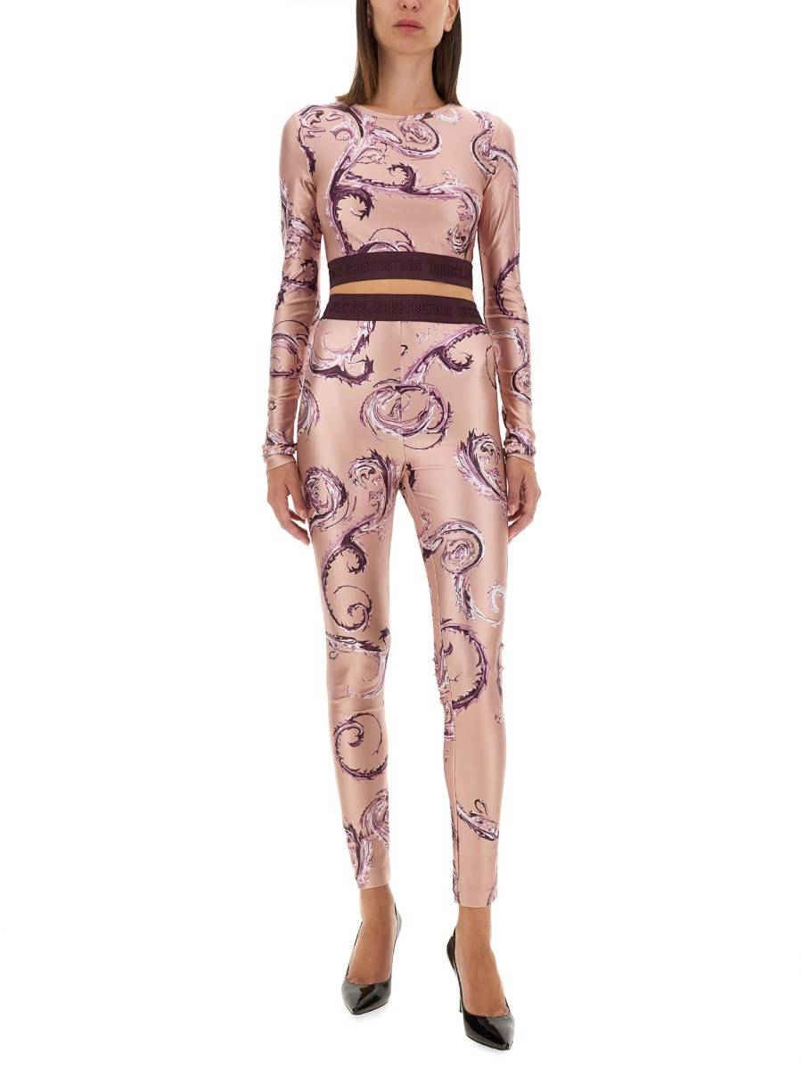 VERSACE JEANS COUTURE TOP CROPPED Novità