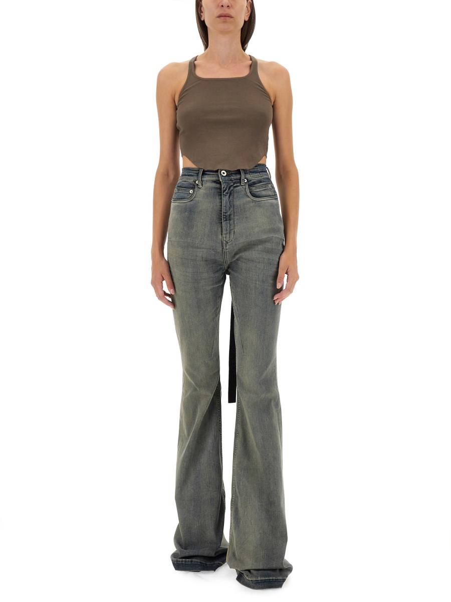 RICK OWENS DRKSHDW PANTALONE IN DENIM I Più Venduti