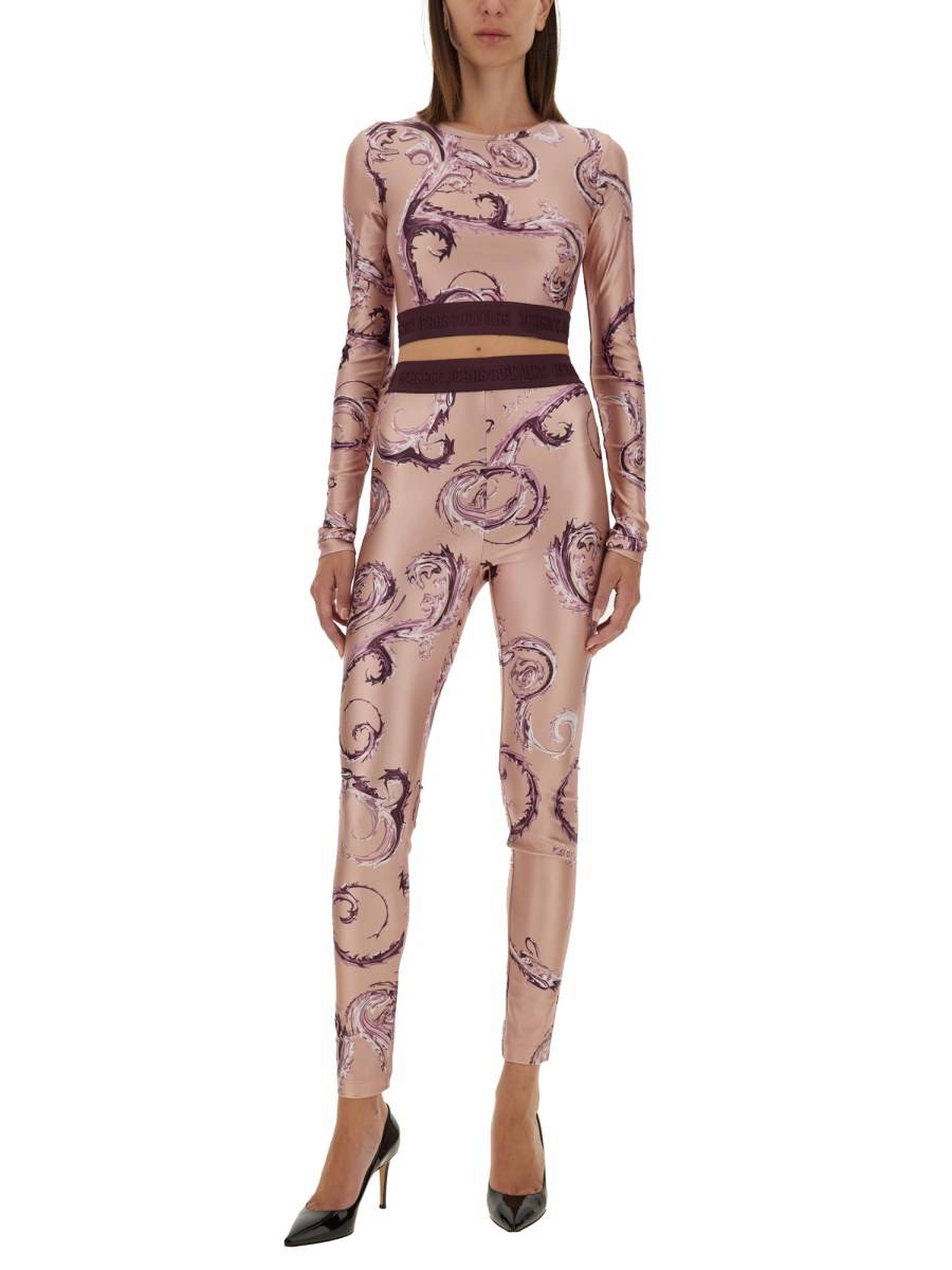 VERSACE JEANS COUTURE LEGGINGS CON STAMPA 2025