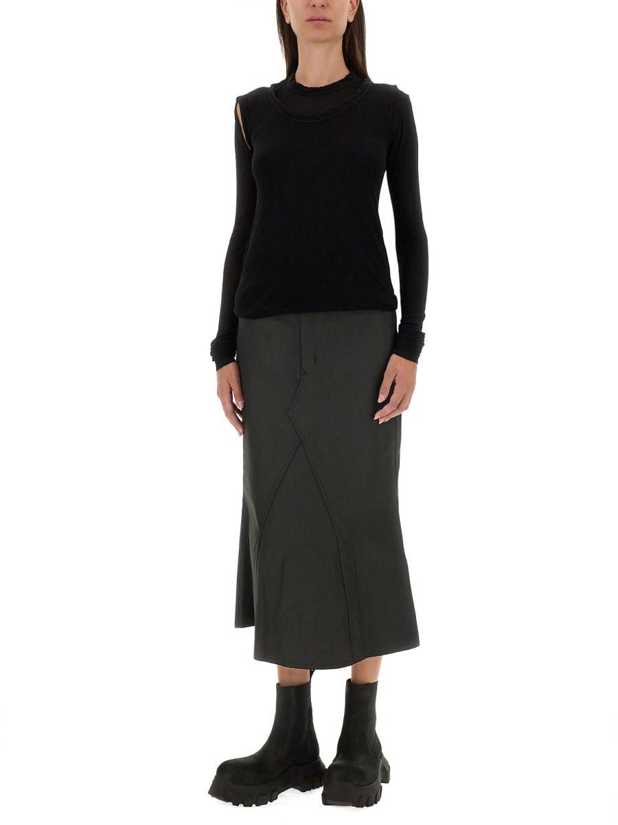 RICK OWENS GONNA IN DENIM Vendita