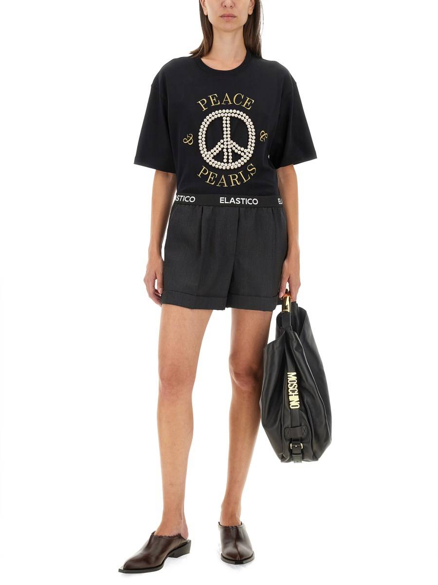 MOSCHINO SHORTS IN LANA Sconto