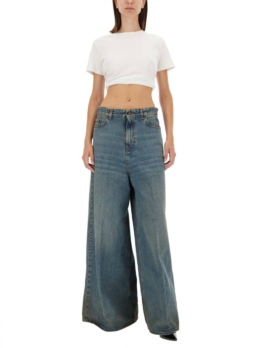 HAIKURE JEANS BIG BETHANY IN DENIM DI COTONE Qualità