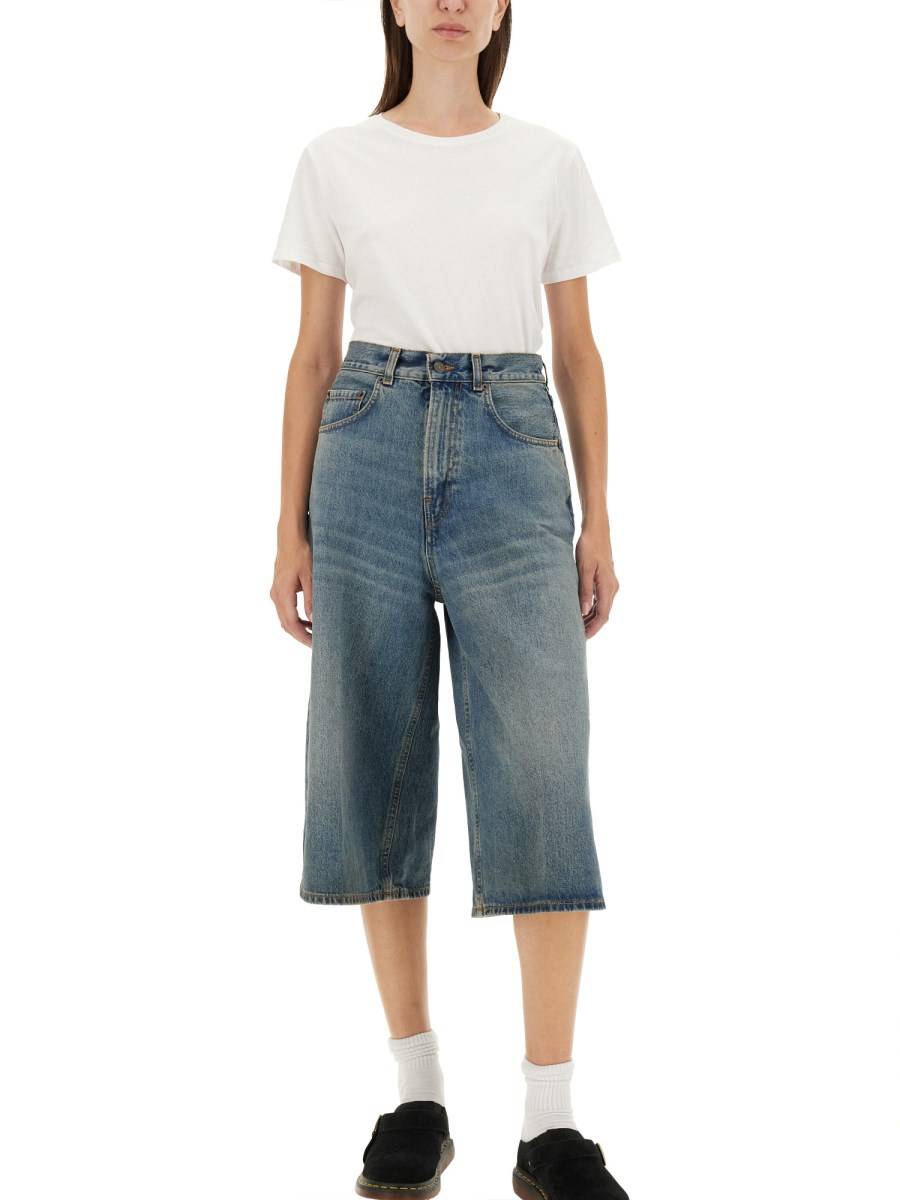 HAIKURE BERMUDA BELLE IN DENIM DI COTONE Vendita
