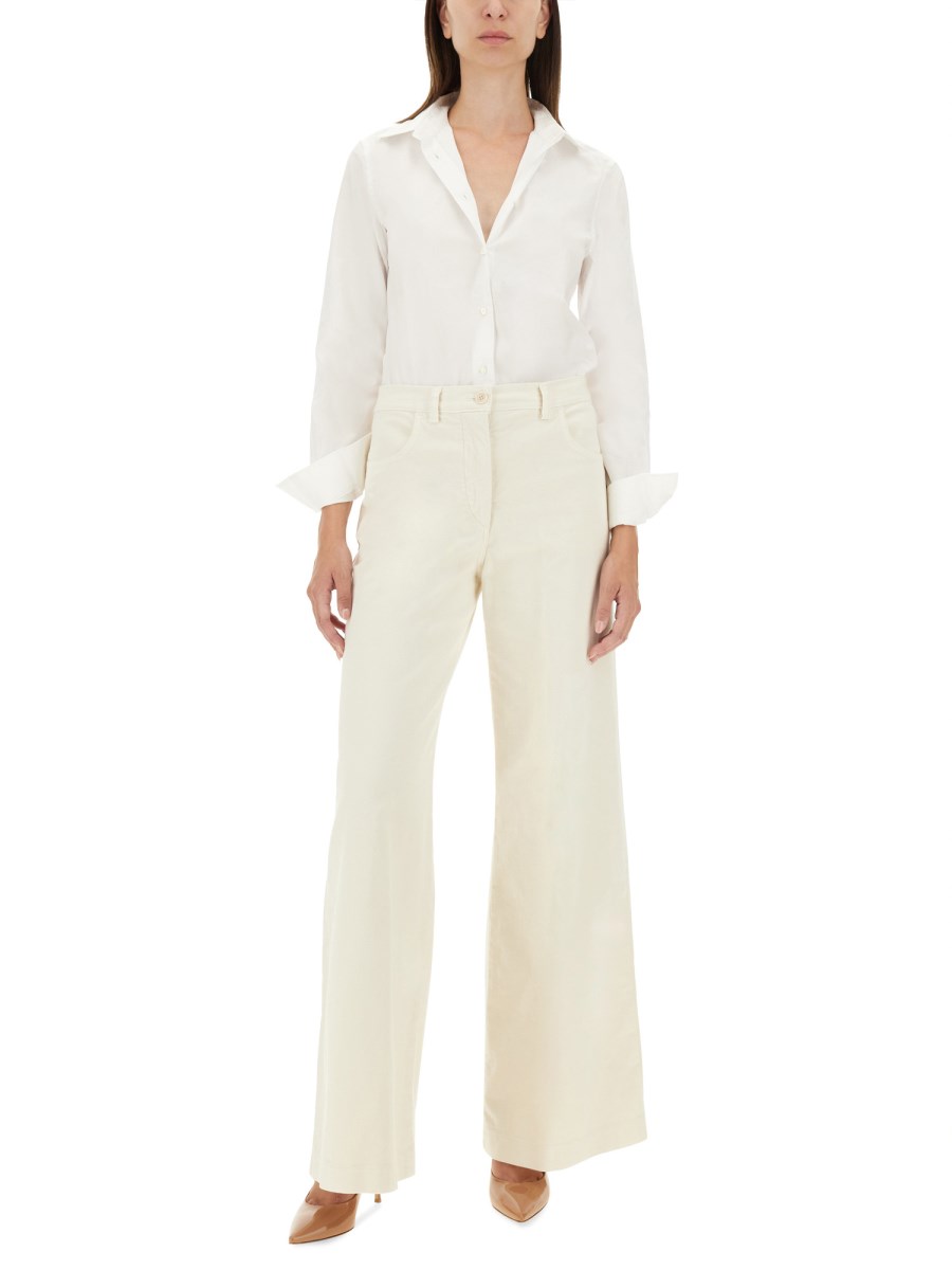 ASPESI PANTALONE PALAZZO IN LANA In Vendita