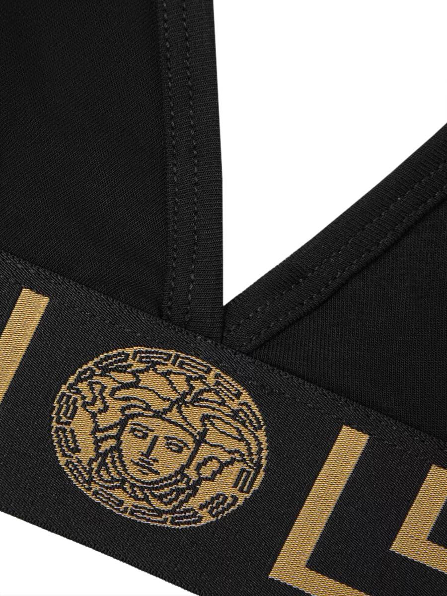 VERSACE TOP IN JERSEY CON GRECA Vendita Calda