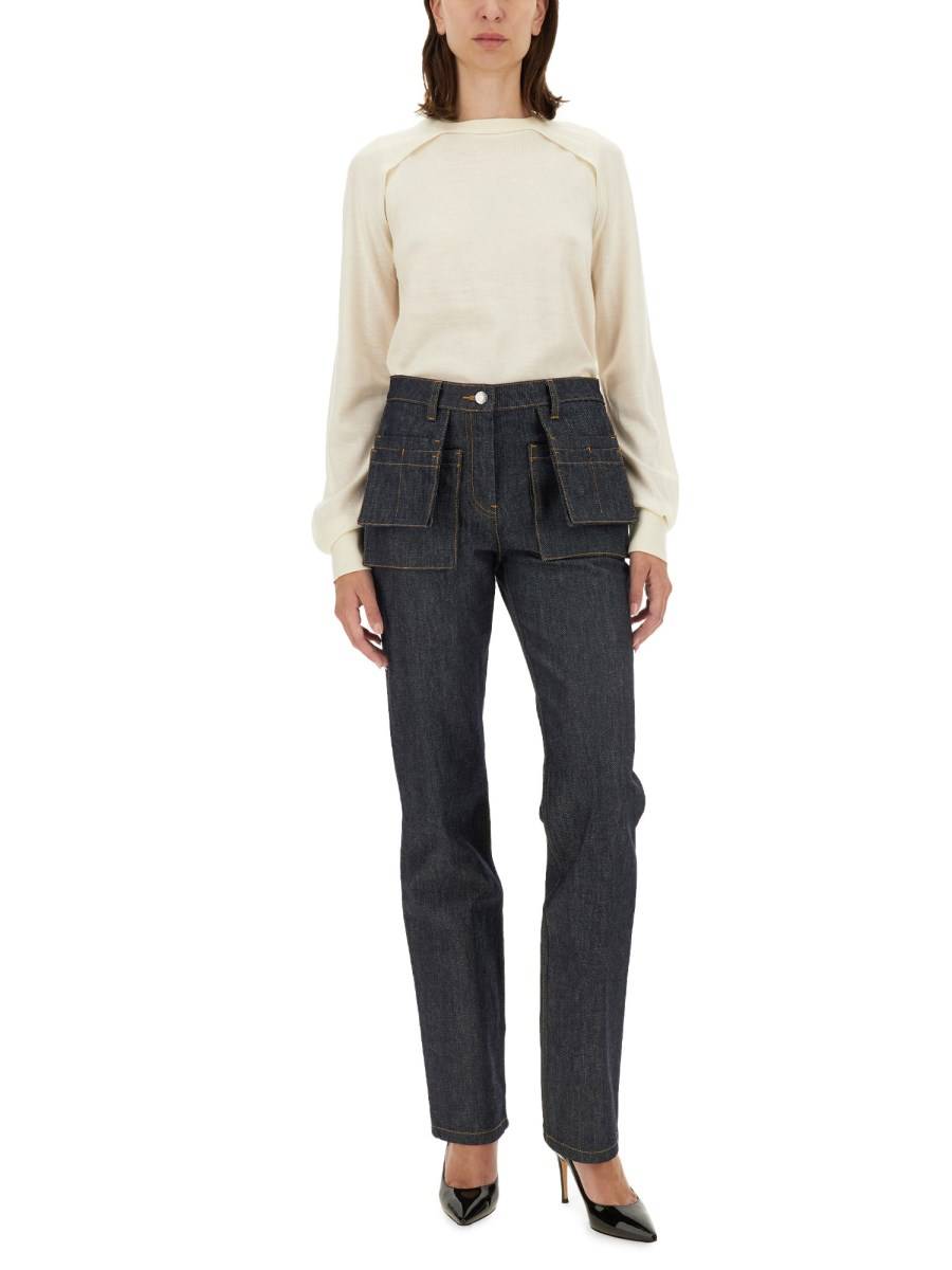 HELMUT LANG MAGLIA IN LANA E SETA Latest stili