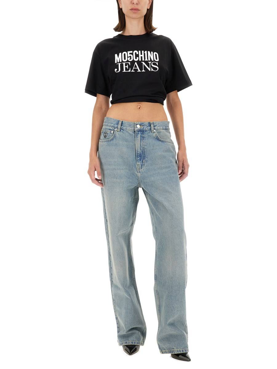MOSCHINO JEANS T-SHIRT CON LOGO Promozione