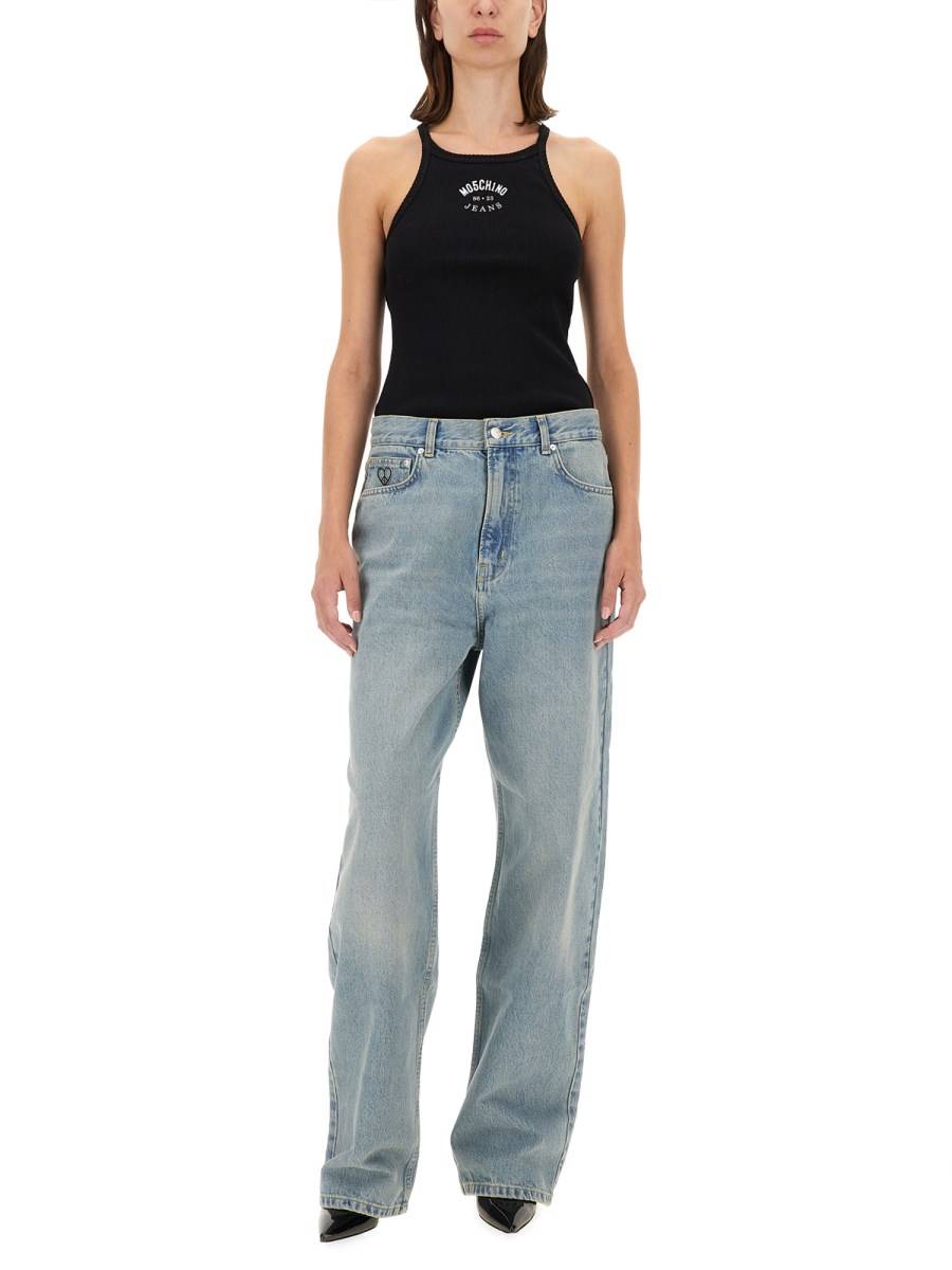 MOSCHINO JEANS PANTALONE IN DENIM Fino Al -60%