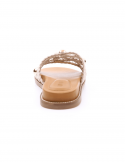 ﻿I NUOVO Sandalo basso donna I NUOVO 398007 CREMA In Saldo