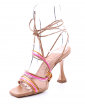 VICENZA Sandalo con tacco alto VICENZA 1076022 Z1 COCONUT In Linea