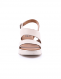 BUENO Sandalo con zeppa donna BUENO Y8602 CREMA Spedizione Gratuita