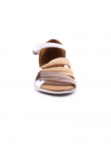 BUENO Sandalo con tacco basso donna BUENO Y3405 MULTI BIANCO Negozi Online
