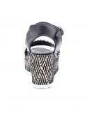 BUENO Sandalo con zeppa donna BUENO U7003 NERO Prezzo Ridotto