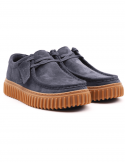 CLARKS Scarpa casual uomo CLARKS TORHILL LO NAVY SDE in camoscio Qualità
