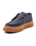 CLARKS Scarpa casual uomo CLARKS TORHILL LO NAVY SDE in camoscio Qualità