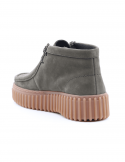CLARKS Polacco donna CLARKS TORHILL MOSS DKRGREEN in pelle nabuck Sconto