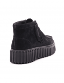CLARKS Polacco donna CLARKS TORHILL MOSS BLK SDE in pelle nabuck Offerta