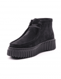 CLARKS Polacco donna CLARKS TORHILL MOSS BLK SDE in pelle nabuck Offerta