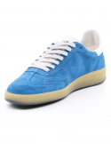 ED PARRISH Sneakers uomo ED PARRISH TRAINER UM093 in camoscio bluette In Linea
