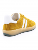 ED PARRISH Sneakers uomo ED PARRISH TRAINER UM091 in camoscio giallo ocra Nuovo