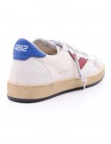 4B12 Sneakers uomo QUATTROBARRADODICI PLAY NEW 64 in pelle bianca Qualità