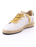 4B12 Sneakers uomo QUATTROBARRADODICI PLAY NEW 57 in pelle bianca Vendita
