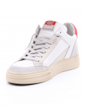 4B12 Sneakers uomo QUATTROBARRADODICI KYLE 753 in pelle bianca Promozione