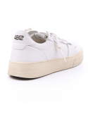 4B12 Sneakers uomo QUATTROBARRADODICI HYPER 926 in pelle bianca Pezzi Unici