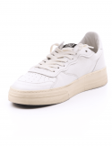 4B12 Sneakers uomo QUATTROBARRADODICI HYPER 926 in pelle bianca Pezzi Unici