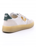 4B12 Sneakers uomo QUATTROBARRADODICI HYPER 924 in pelle bianca Soddisfazione Garantita