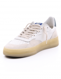 4B12 Sneakers uomo QUATTROBARRADODICI HYPER 924 in pelle bianca Soddisfazione Garantita