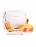 FRAU Borsa donna FRAU 511 WHITE in pelle bottalata Hotsell