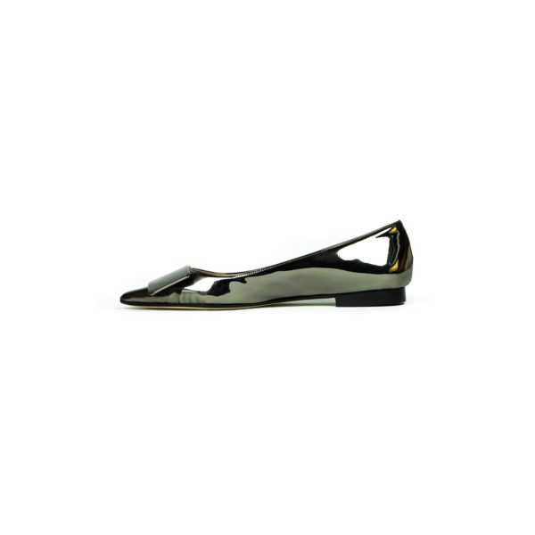 Prosperine Ballerina da Donna Effetto Specchio con Placca Promozione