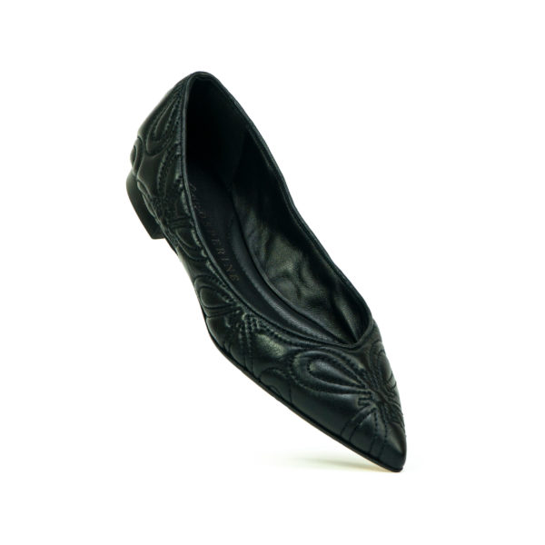 Prosperine Ballerina da Donna in Nappa Nera Prezzo Ridotto