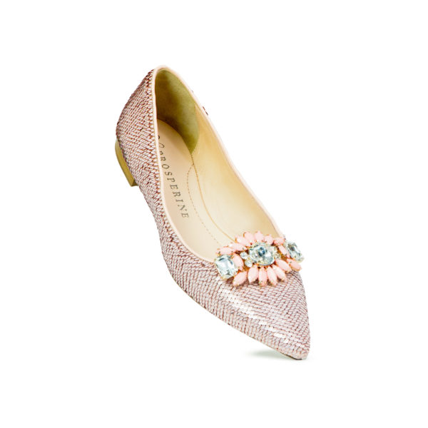 Prosperine Ballerina da Donna in Pailettes Rosa Sottocosto
