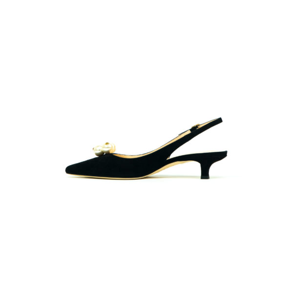 Prosperine Chanel da Donna in Camoscio con Perle Vendita Calda