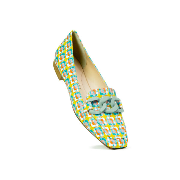 Prosperine Mocassino da Donna in Tessuto Multicolor Promozione