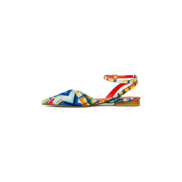 Prosperine Sandalo da Donna in Tessuto Multicolor Vendite Flash