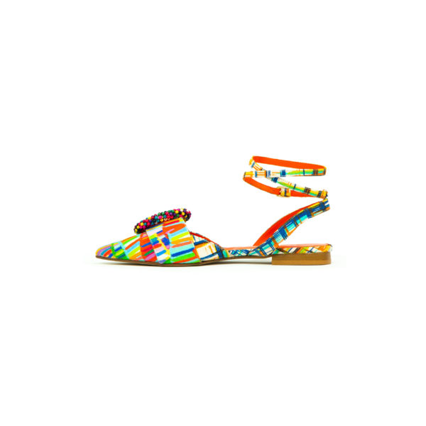 Prosperine Sandalo da Donna in Tessuto Multicolor Negozio