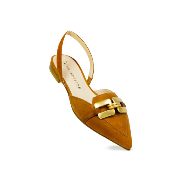 Prosperine SlingBack da Donna in Camoscio 2025